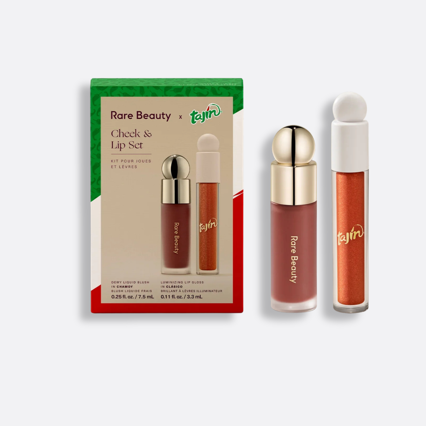 Rare Beauty x Tajín® Cheek & Lip Set
