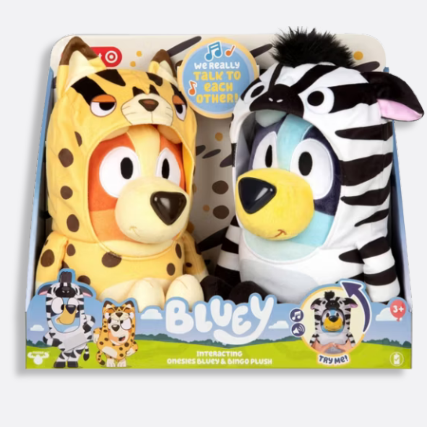 Bluey Siblings Interactive Plush