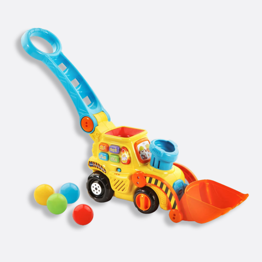 VTech Pop-a-Balls Push and Pop Bulldozer