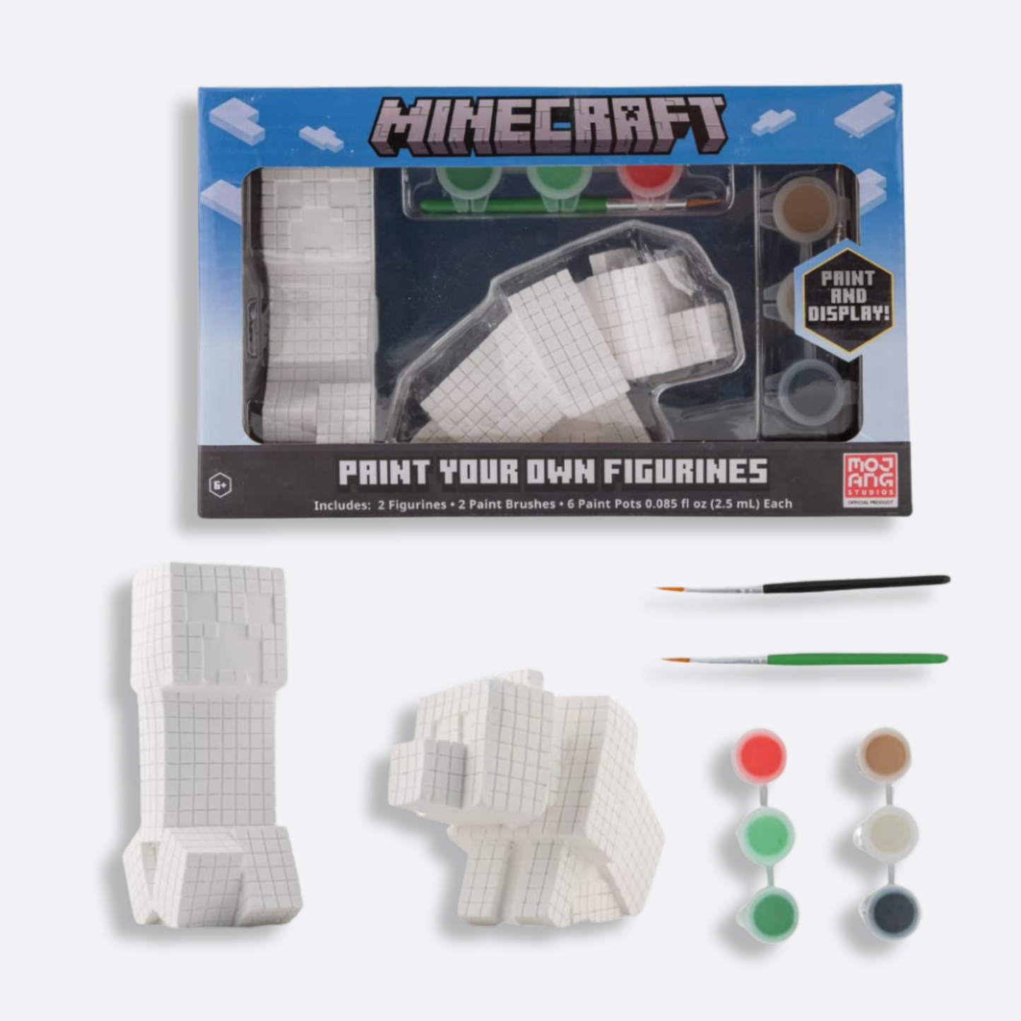 Minecraft Paint Your Own Figurines