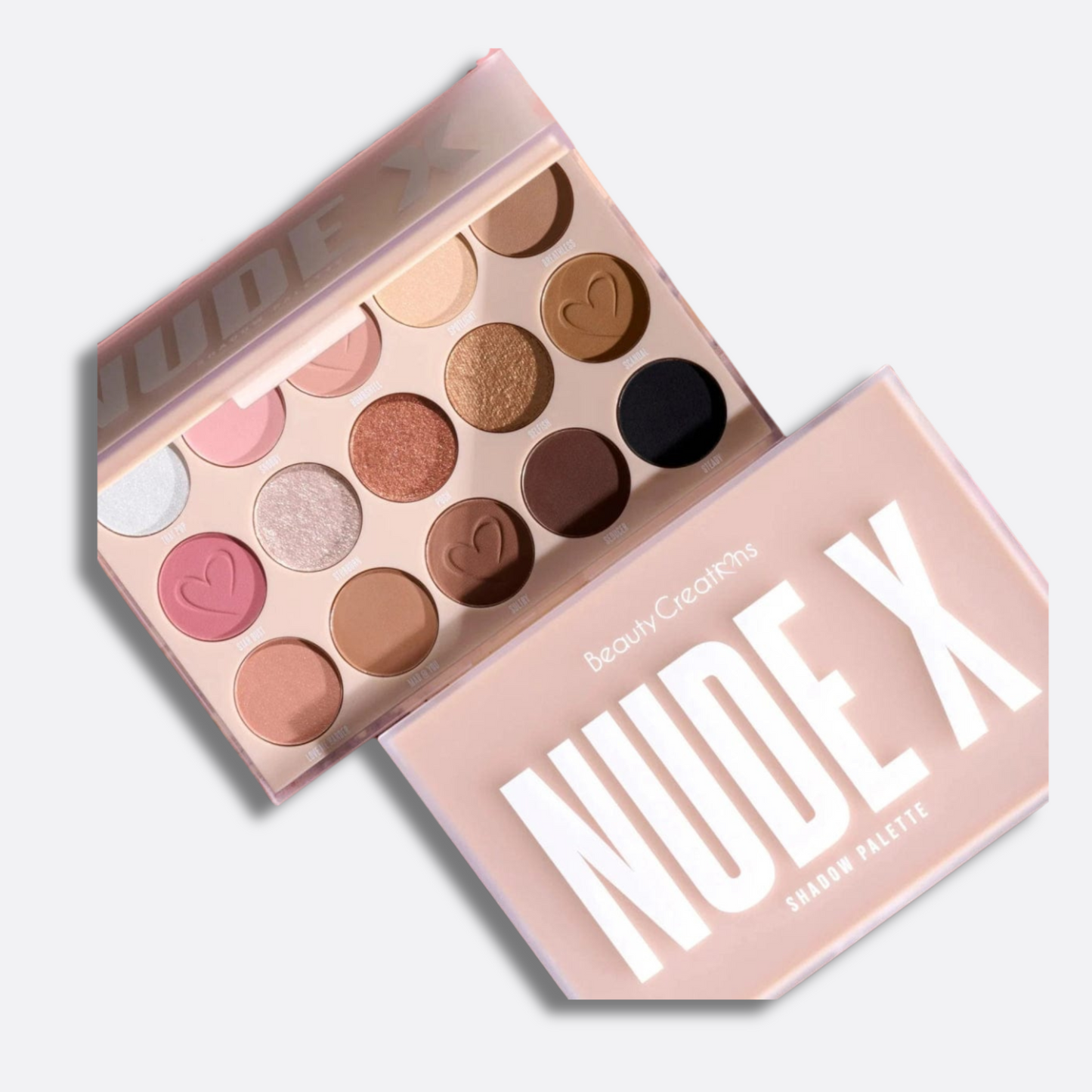 Beauty Creations- PALETA DE SOMBRAS NUDE X 15