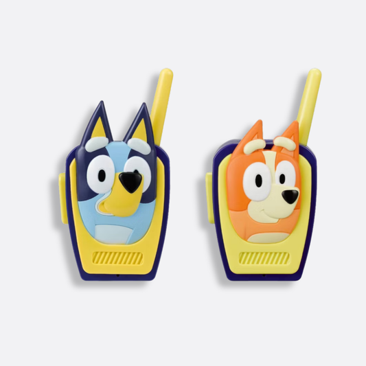 Bluey Walkie Talkies: Toy Spy Gear for Creativity, Bluey License, Plastic Material