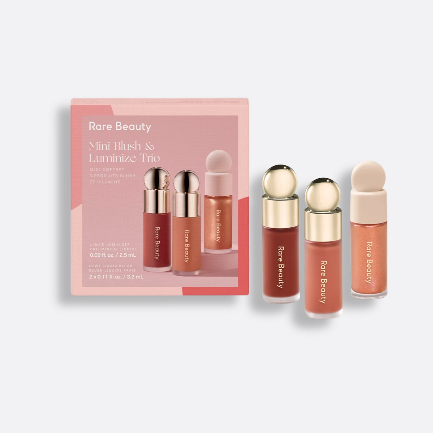 Rare Beauty Mini Blush & Luminize Trio