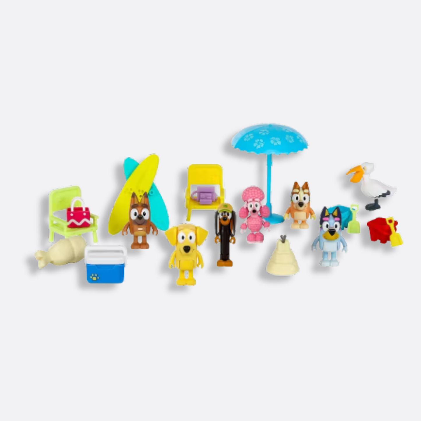 Bluey Figure & Accessory Beach Multipack (Target Exclusive)