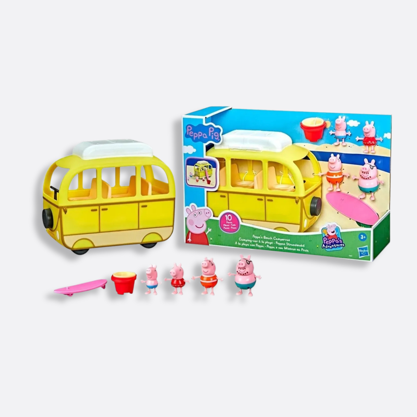 Peppa Pig Camper Familia Playa Beach Campervan
