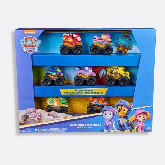 Set de Figuras Spin Master Paw Patrol Pup Squad Racers Rescue Wheels