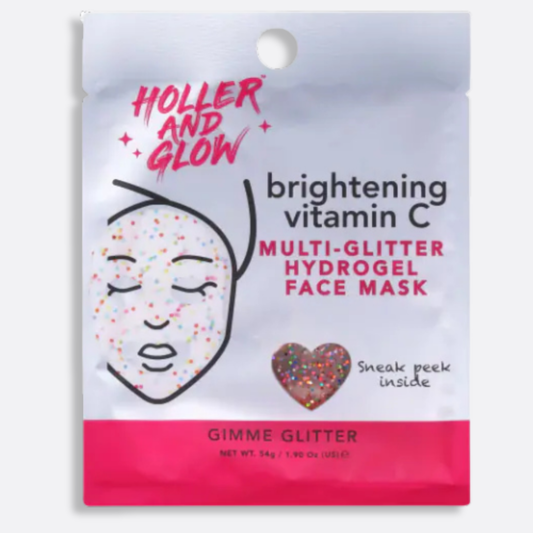 Holler and Glow- Gimme Glitter Brightening Vitamin C Face Mask