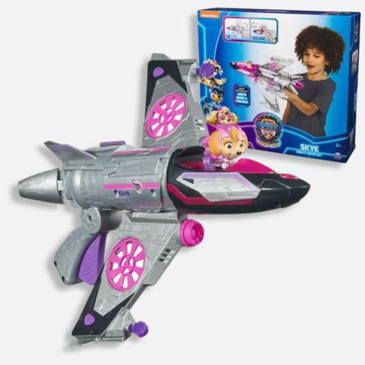 Avión Skye de Toy Paw Patrol Mighty Movie con sonidos