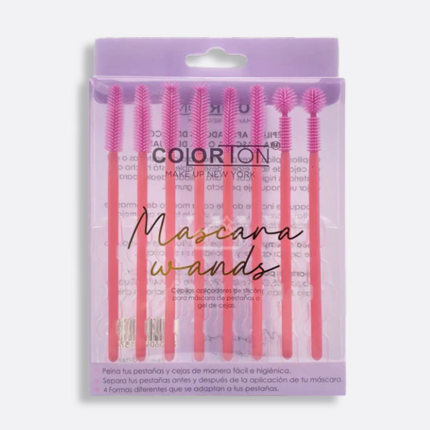 Colorton Set de Cepillos Aplicadores de Silicón para Rímel