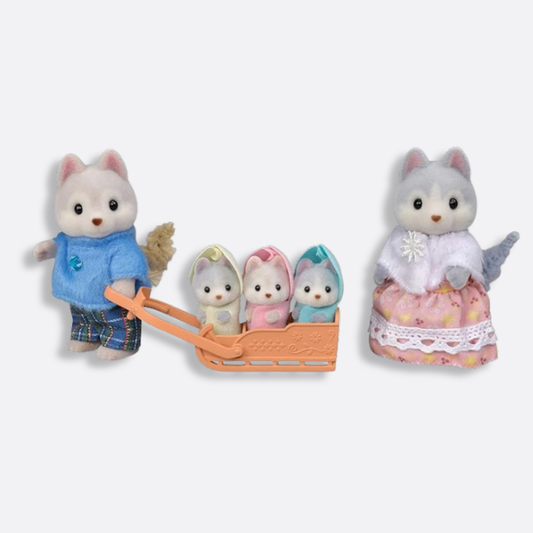 Calico Critters Husky Family