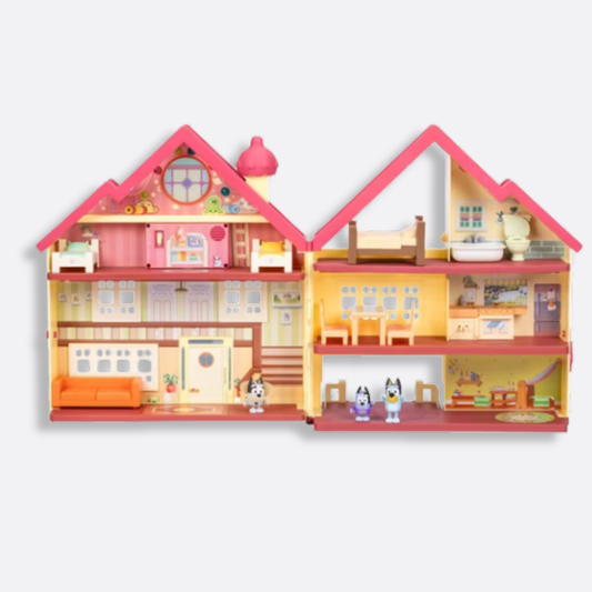 Bluey Ultimate Lights & Sounds Playhouse with Muffin & Socks