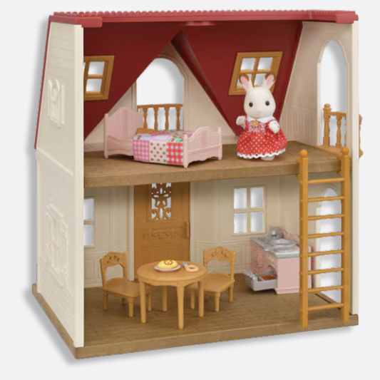 Calico Critters Red Roof Cozy Cottage Starter Home
