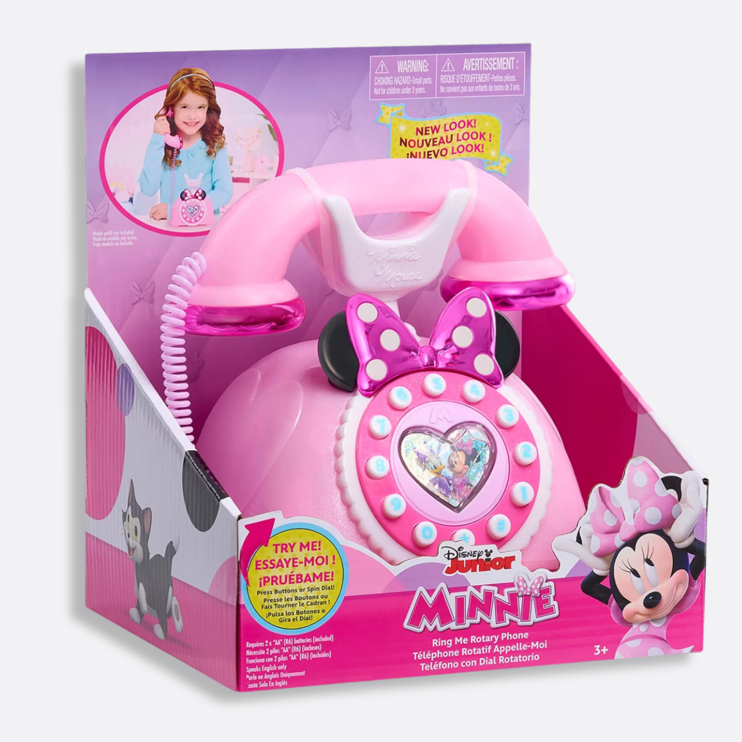 Disney Junior Minnie Mouse Ring Me Rotary Phone