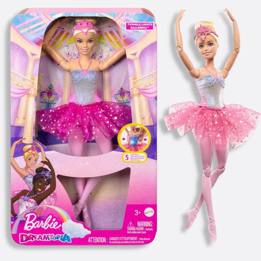 Barbie Dreamtopia Twinkle Lights Blonde Ballerina Doll
