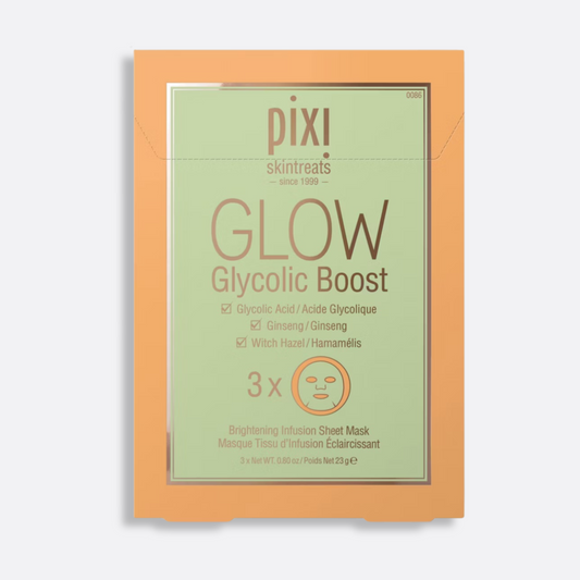 Pixi by Petra GLOW Glycolic Boost Brightening Face Sheet Mask